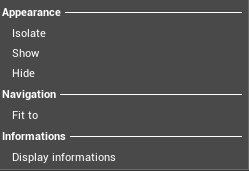 hierarchy context menu