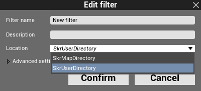 create filter