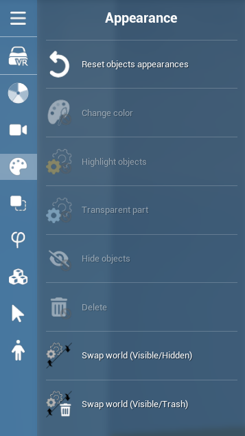 appearance tab