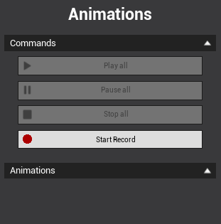 animation tab