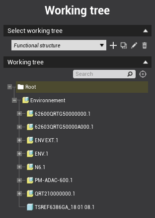 state menu working tree