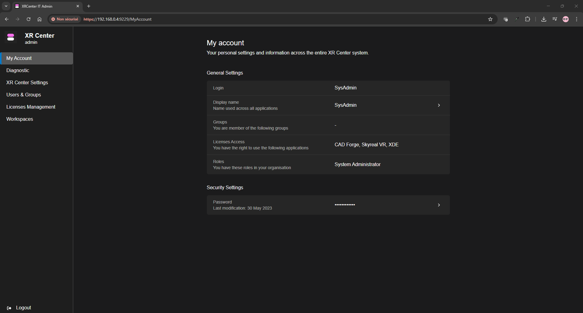 full animation menu