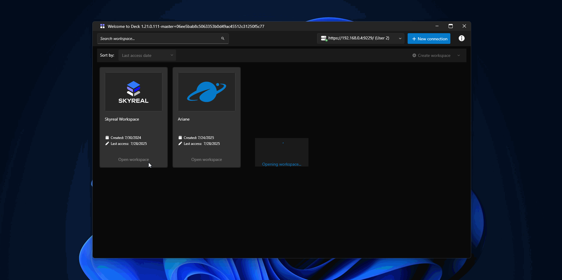 full animation menu