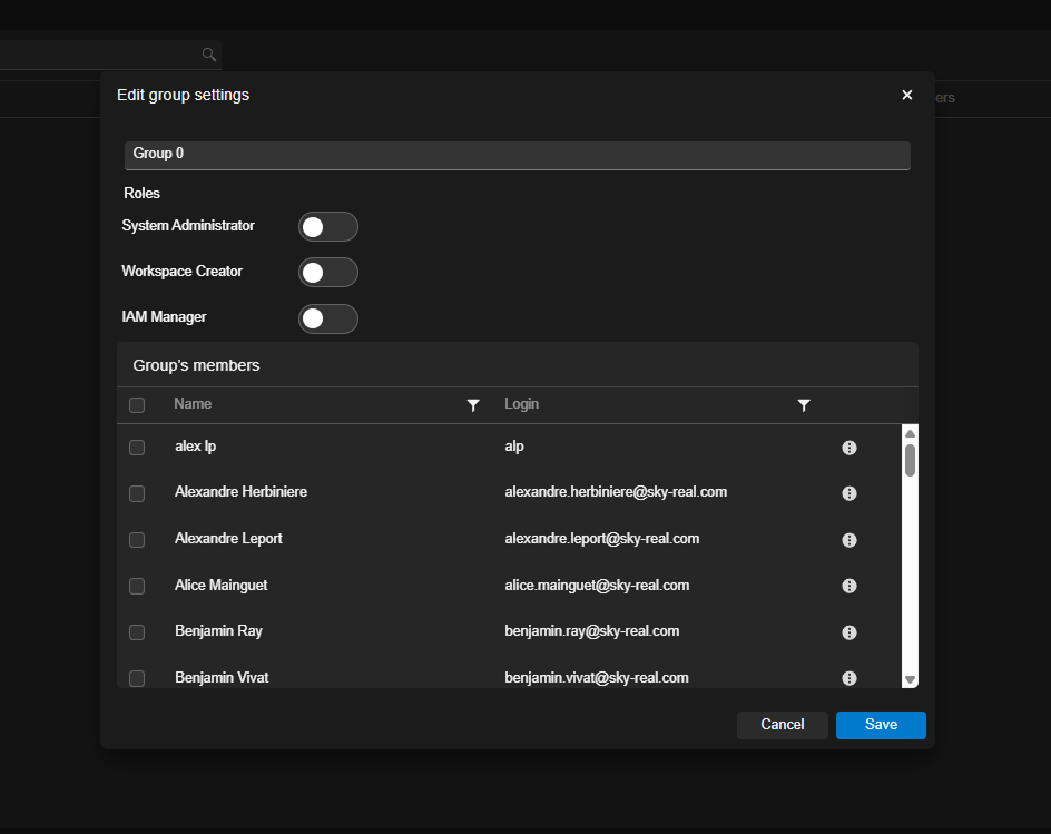 full animation menu