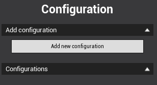 state menu configurations